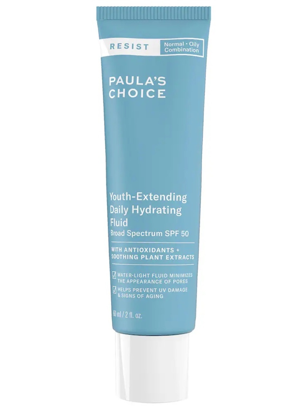 NWT Paula's Choice RESIST Youth-Extending Daily Hydrating Fluid SPF 50